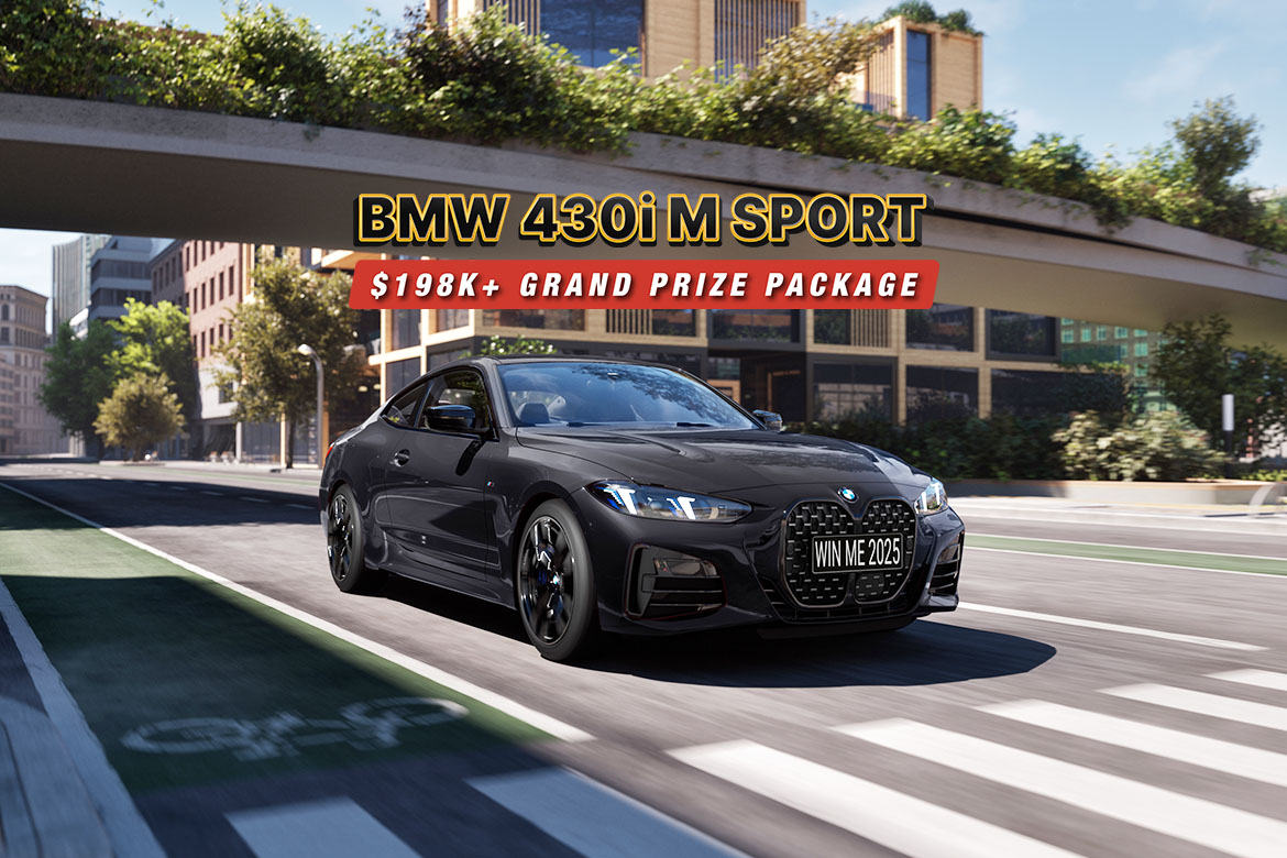 BMW 430i M Sport + $10k Luxury New Zealand Holiday + $50k Gold Bullion